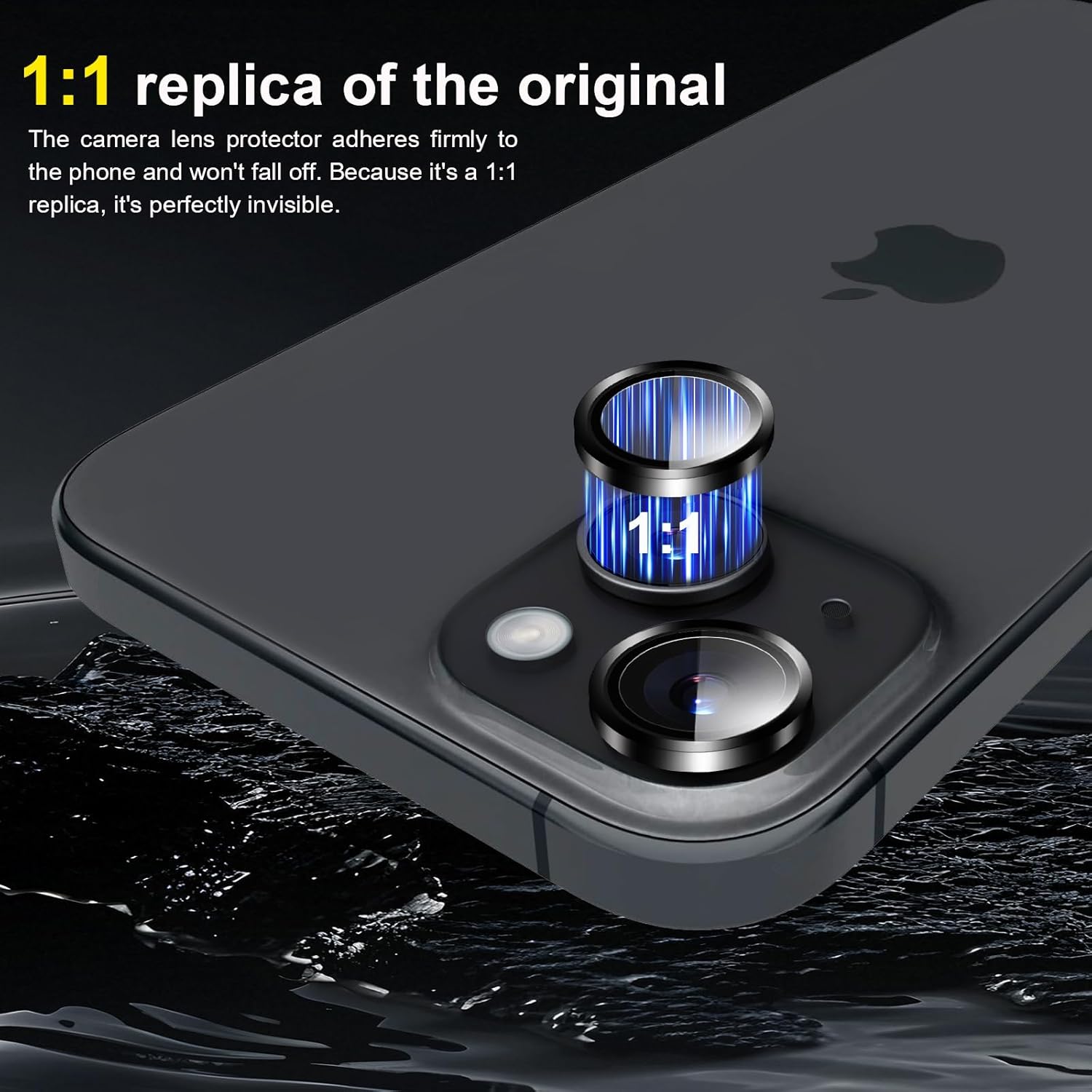 iPhone 17 Eagle Eye AR+AF Camera Lens Protector with Removal Tool [Black]