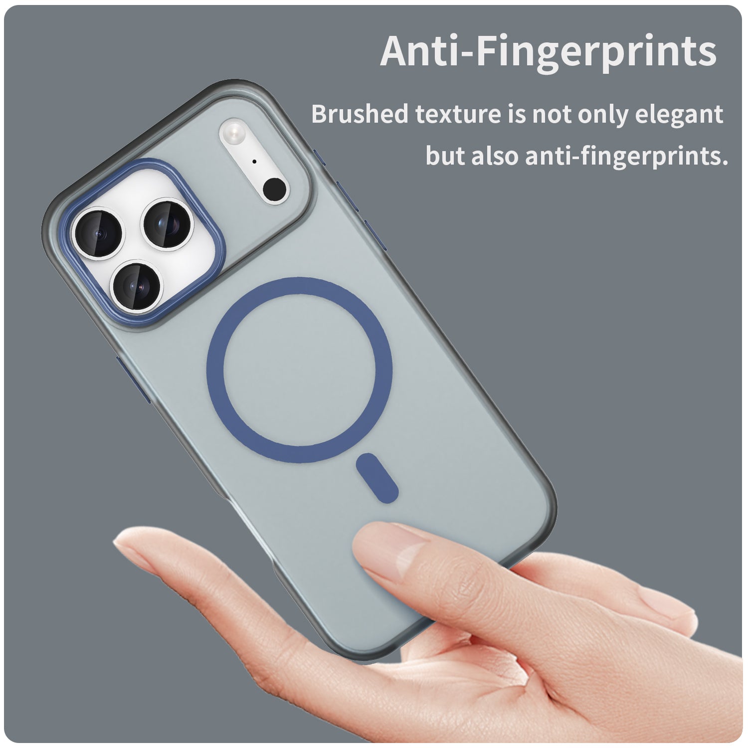 iPhone 17 Pro Max MagSafe Soft Matte Case [Navy]