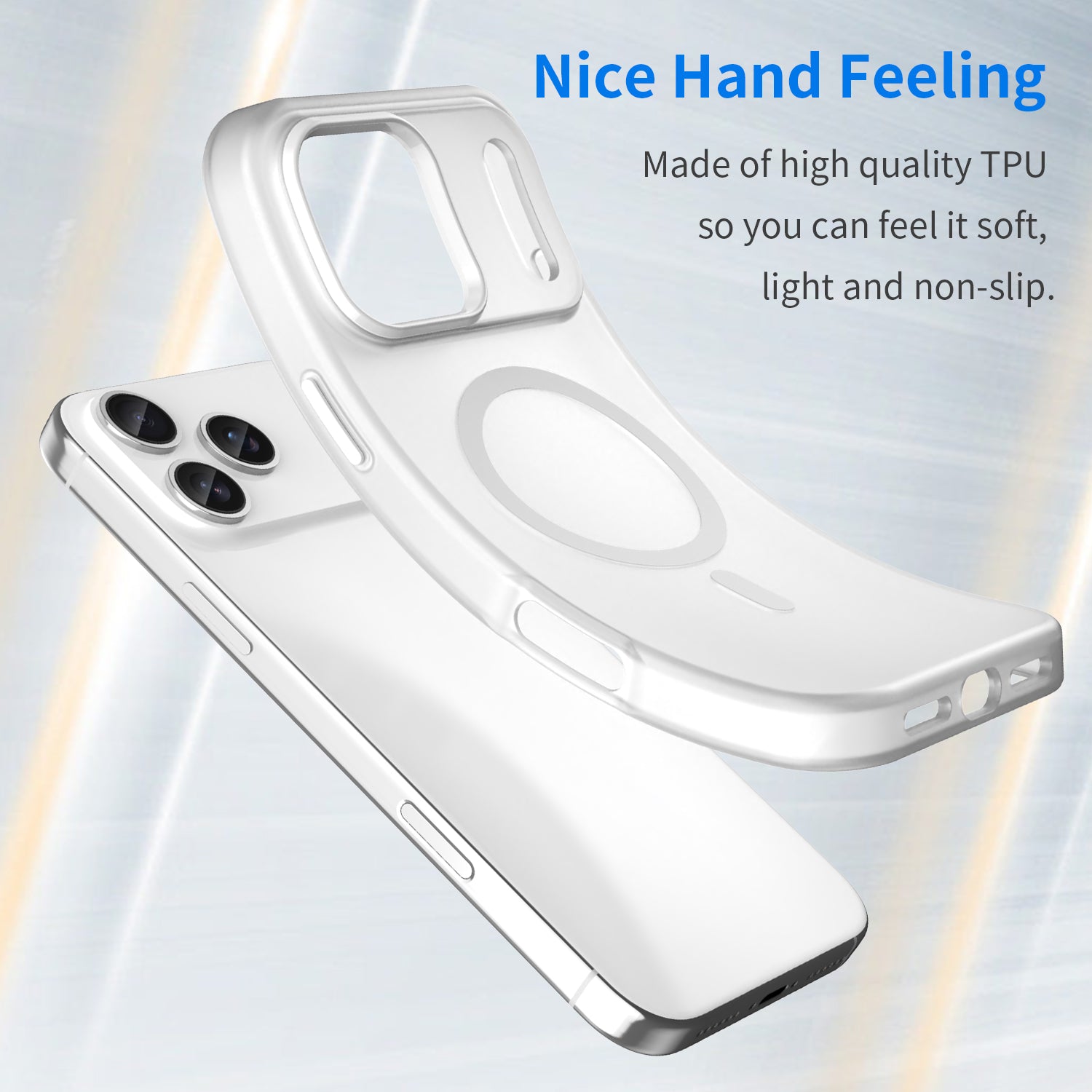 iPhone 17 Pro Max MagSafe Soft Matte Case [White]