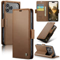 Apple iPhone 17 Pro Max CaseMe Retro Wallet Case [Brown] - Brown