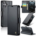 Apple iPhone 17 CaseMe Retro Wallet Case [Black] - Black