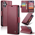 Apple iPhone 17 CaseMe Retro Wallet Case [Maroon] - Maroon