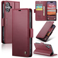 Apple iPhone 17 CaseMe Retro Wallet Case [Maroon] - Maroon