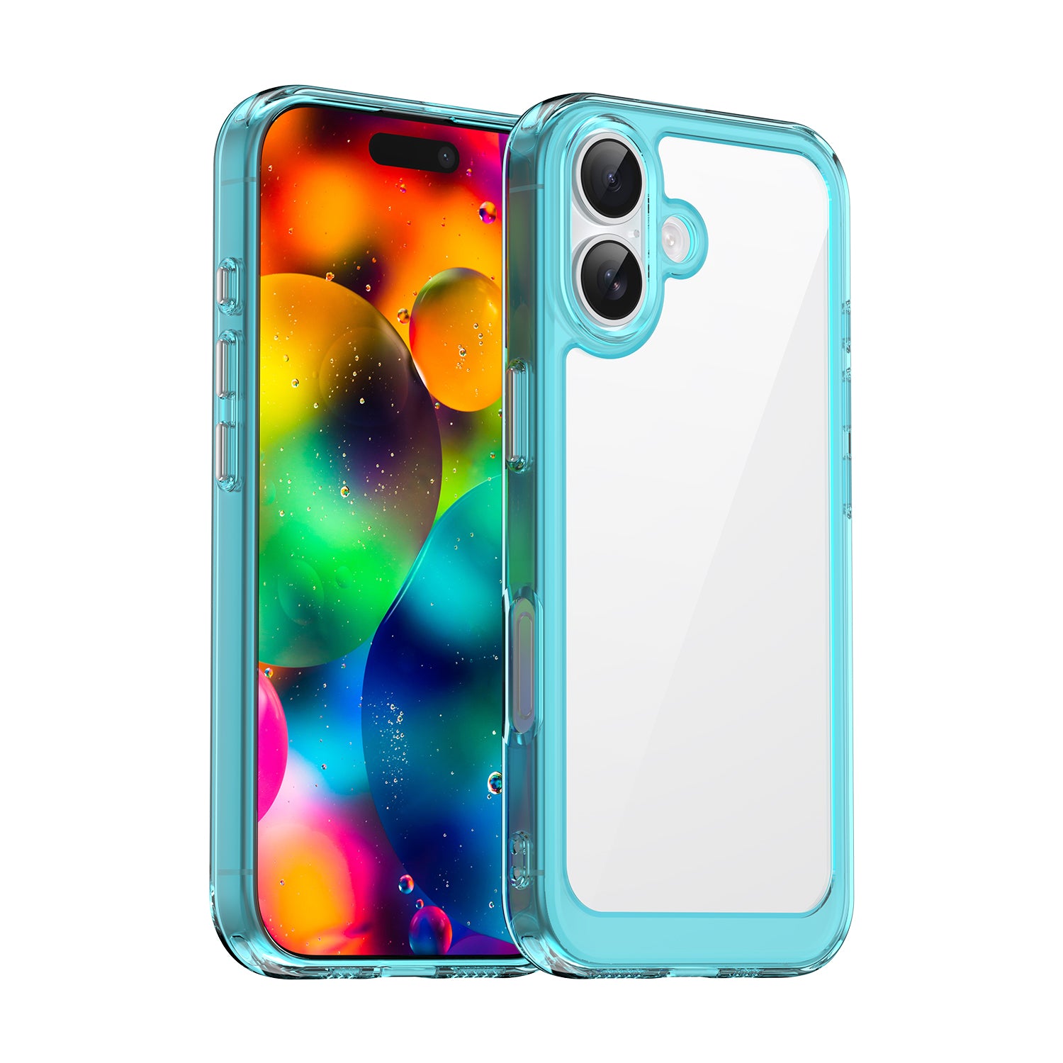Apple iPhone 17 Soft TPU Bumper Case [Clear Blue]