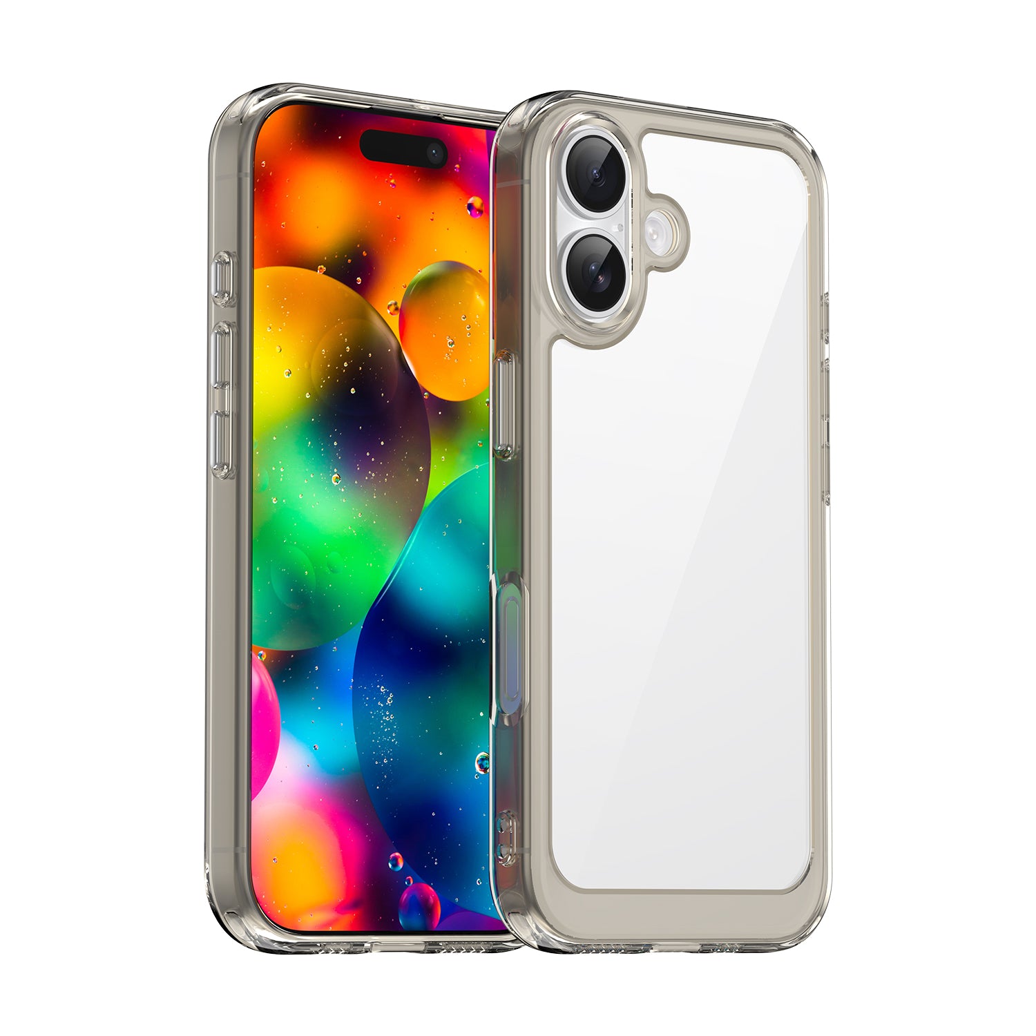 Apple iPhone 17 Soft TPU Bumper Case [Clear Grey]