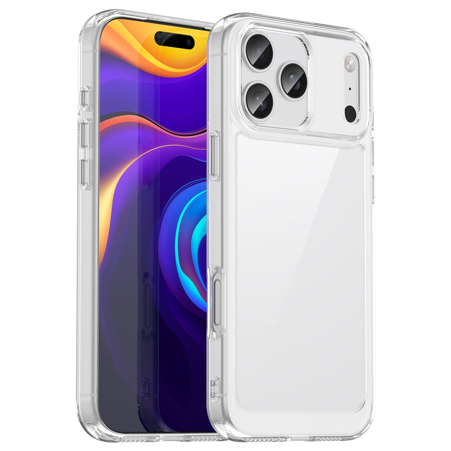 iPhone 18 Pro Max / 17 Pro Max Soft TPU Bumper Case [Clear]
