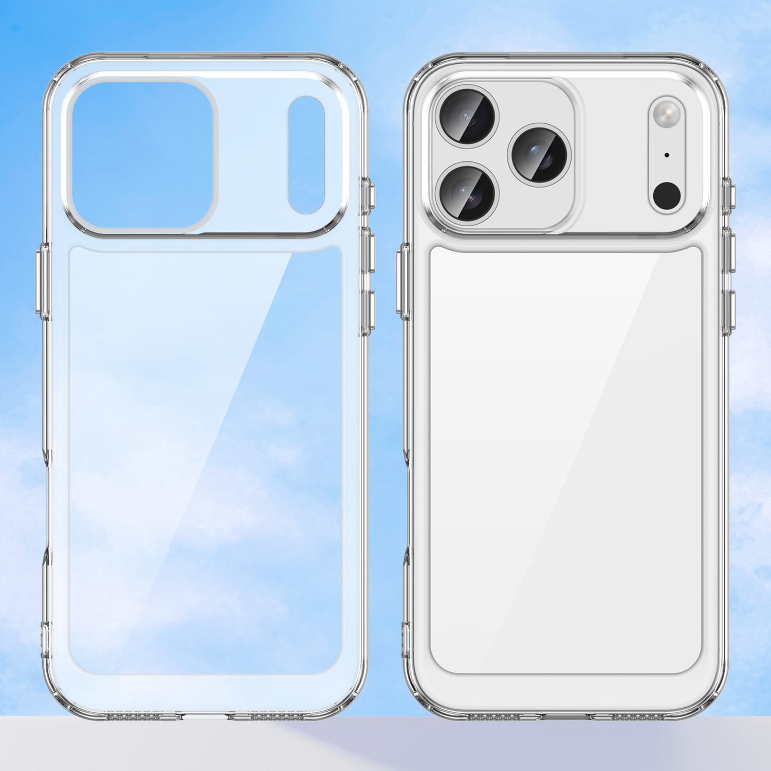 Apple iPhone 17 Pro Max Soft TPU Bumper Case [Clear]