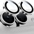 iPhone Duo Eagle Eye AR+AF Camera Lens Protector with Removal Tool [Silver] - Silver