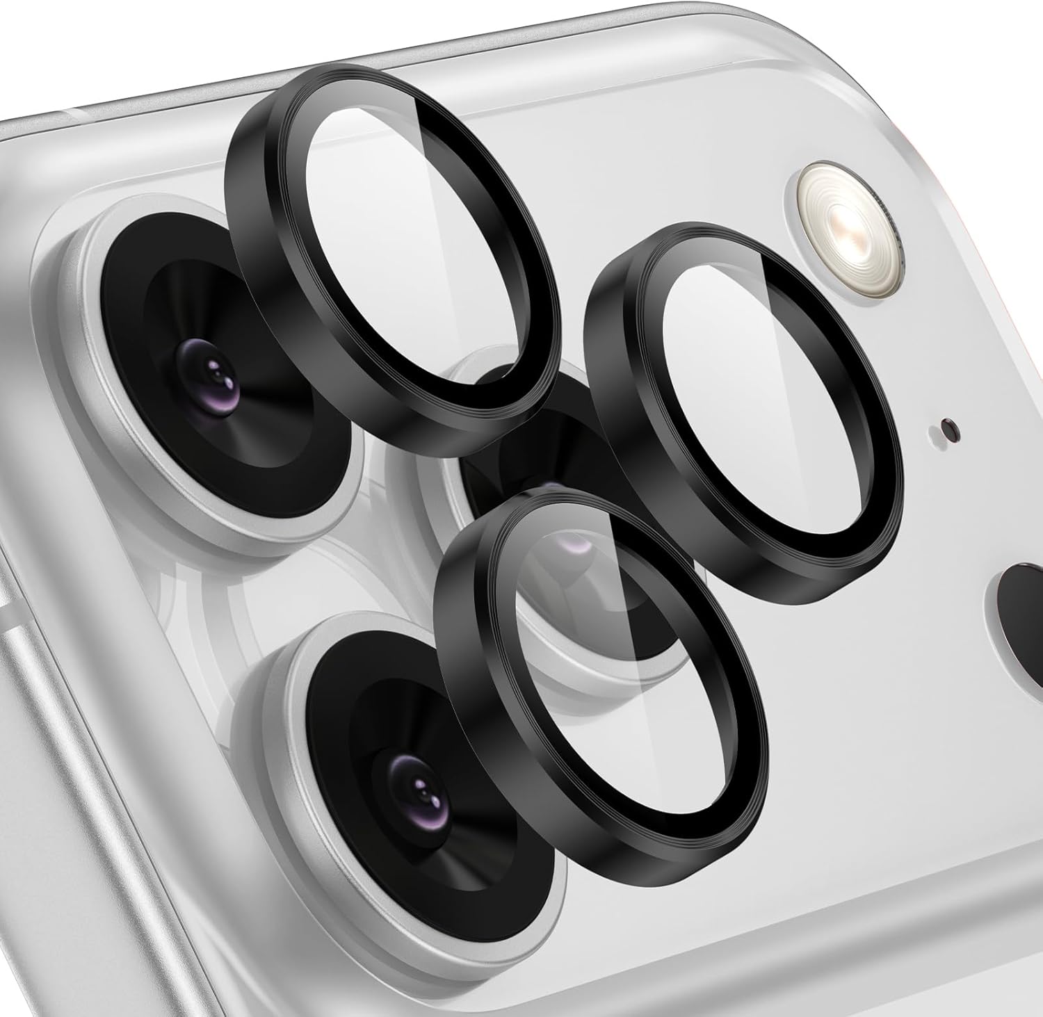 iPhone 18 Pro / Pro Max Eagle Eye AR+AF Camera Lens Protector with Removal Tool [Black]