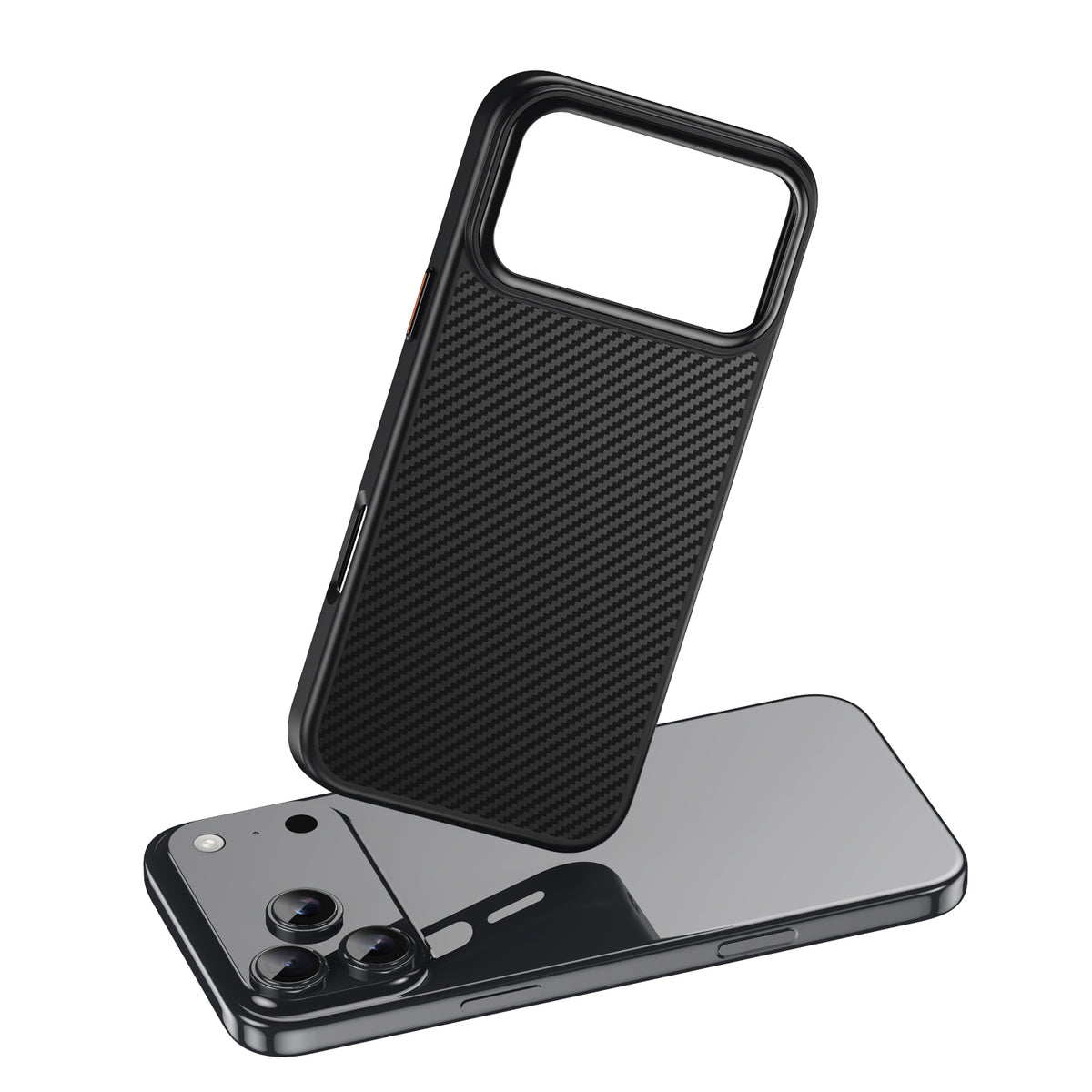 iPhone 18 Pro / 17 Pro Kevlar Texture MagSafe Hard Case [Black]
