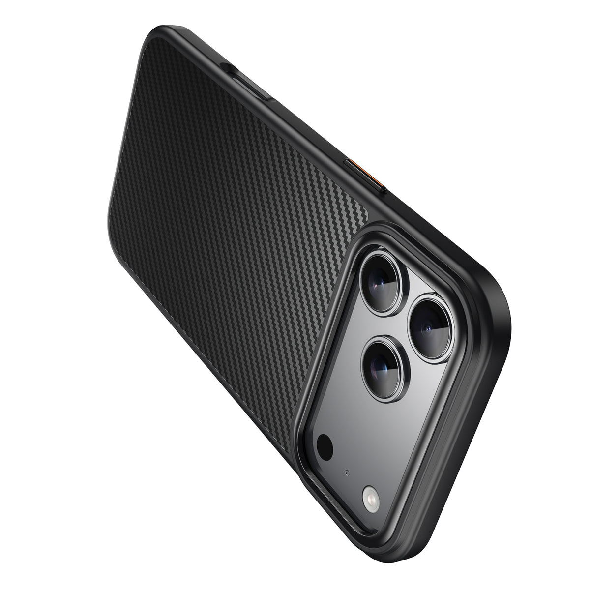 iPhone 18 Pro / 17 Pro Kevlar Texture MagSafe Hard Case [Black]