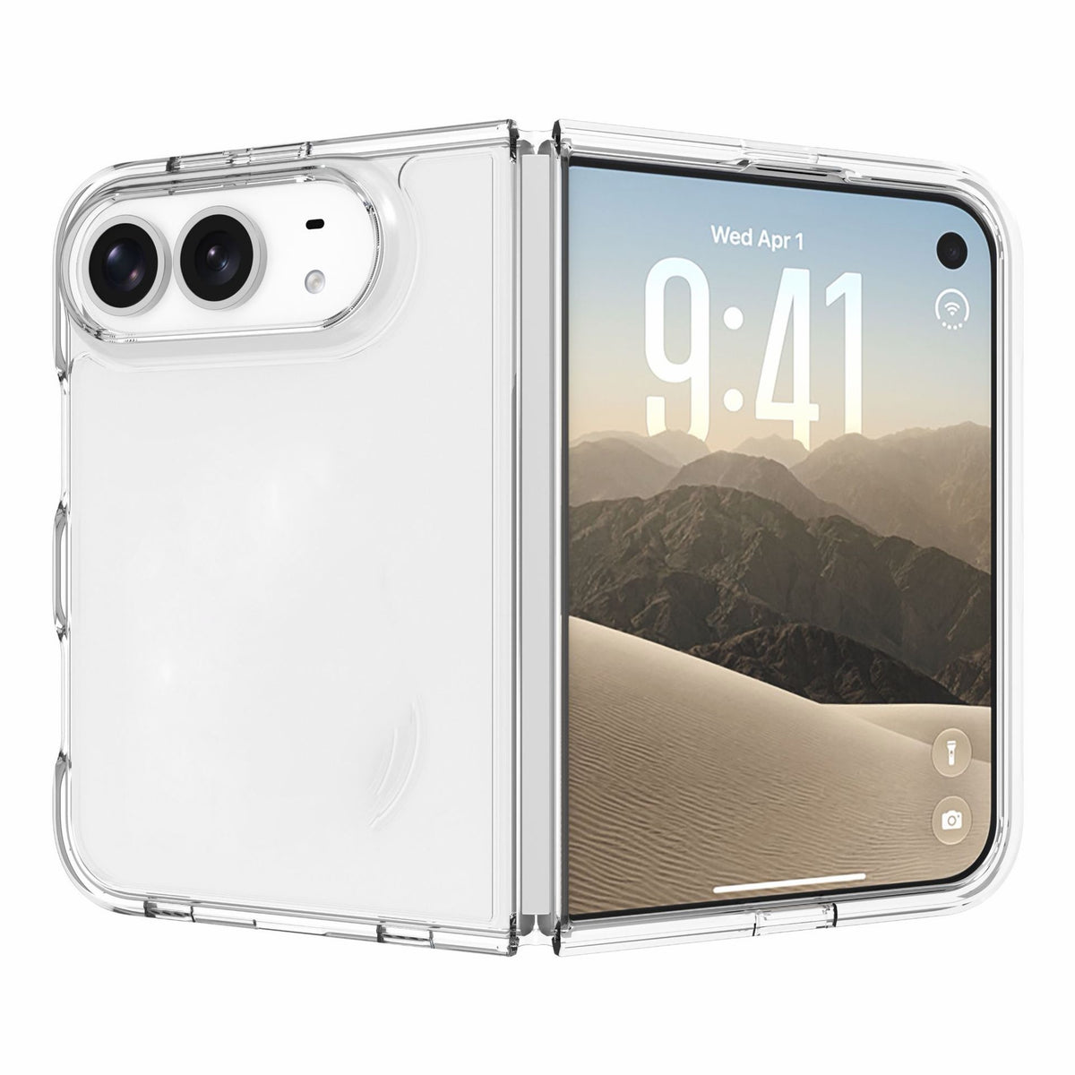 iPhone Duo Clear Crystal Hard PC Case – Ultra Slim Transparent Shell