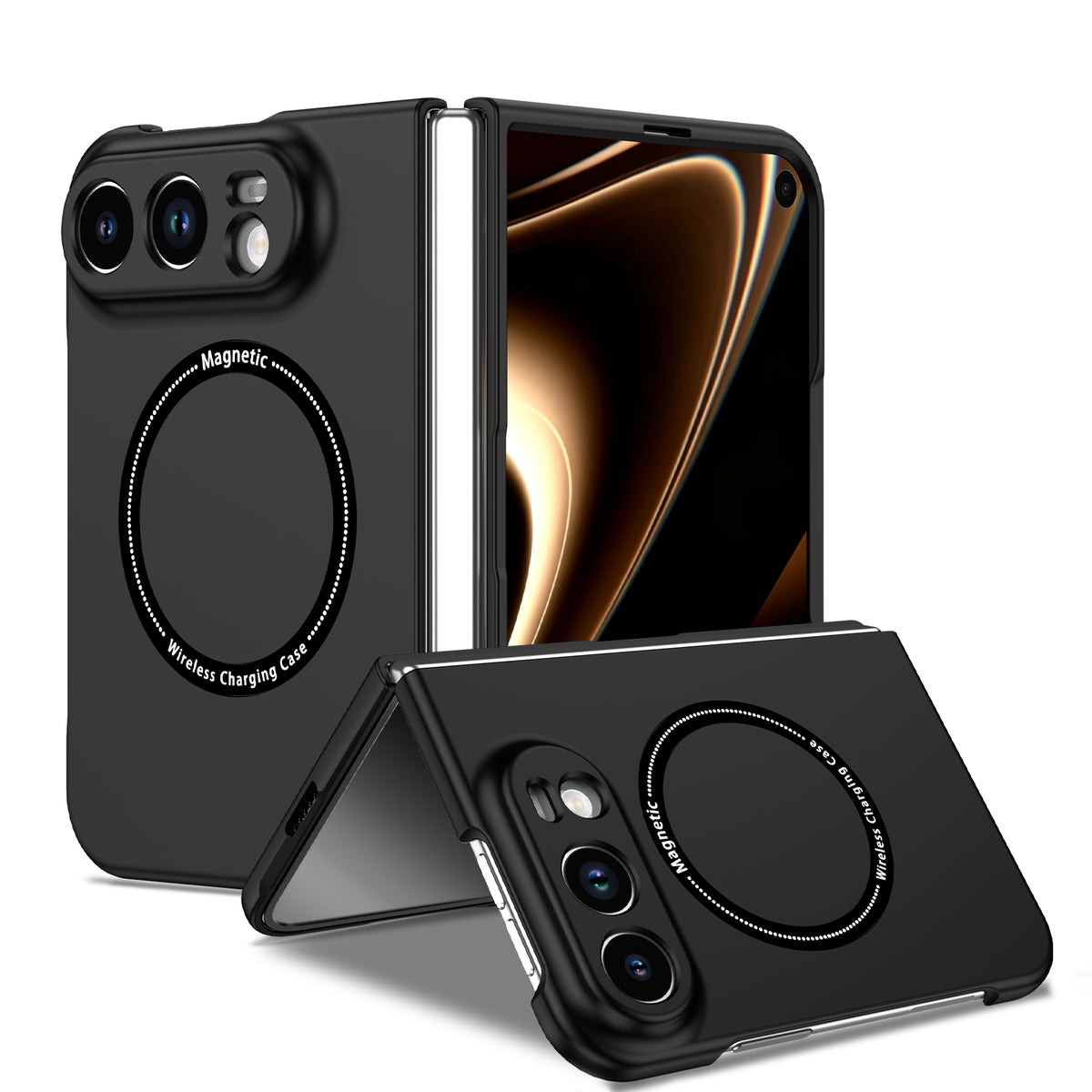 iPhone Duo Magnetic Ring Case [Black]