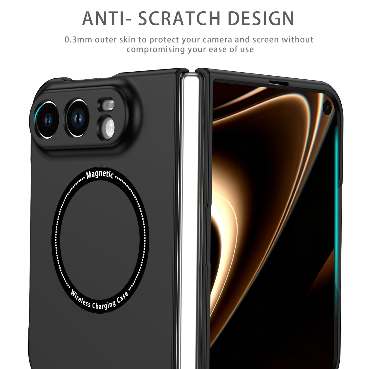 iPhone Duo Magnetic Ring Case [Black]
