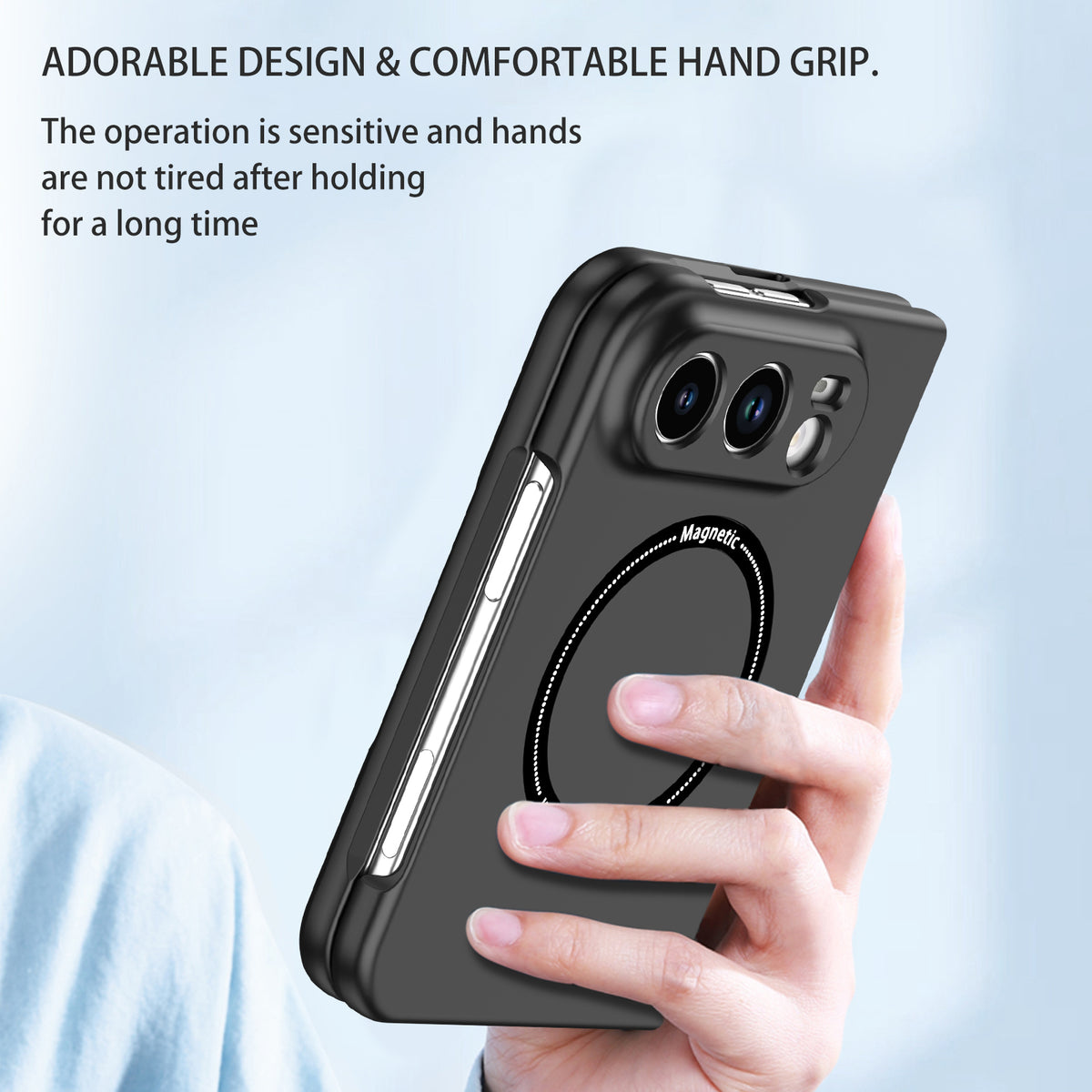 iPhone Duo Magnetic Ring Case [Black]