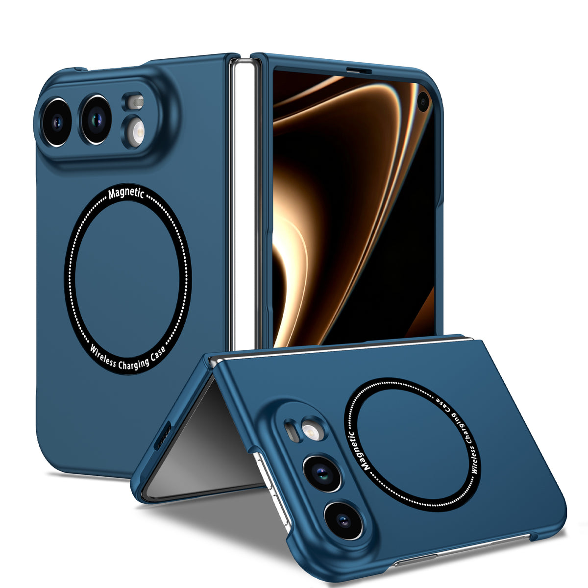 iPhone Duo Magnetic Ring Case [Navy]