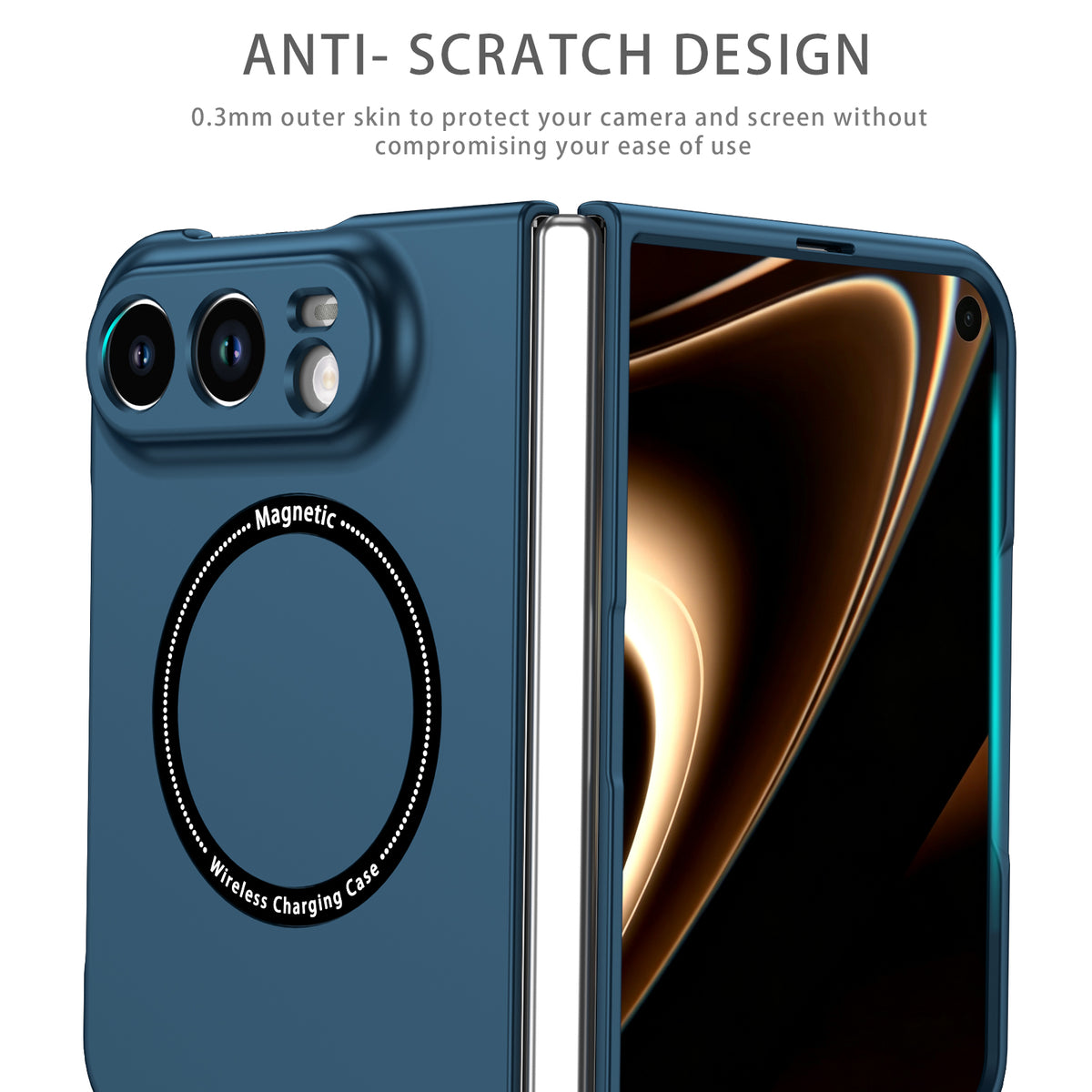 iPhone Duo Magnetic Ring Case [Navy]