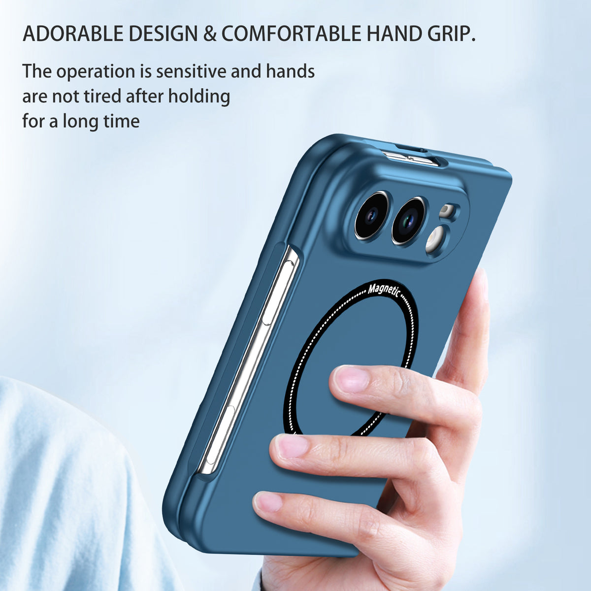 iPhone Duo Magnetic Ring Case [Navy]