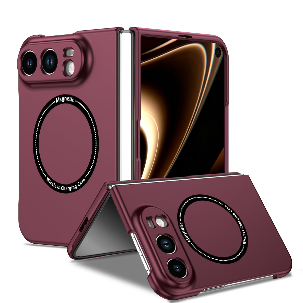 iPhone Duo Magnetic Ring Case [Purple]