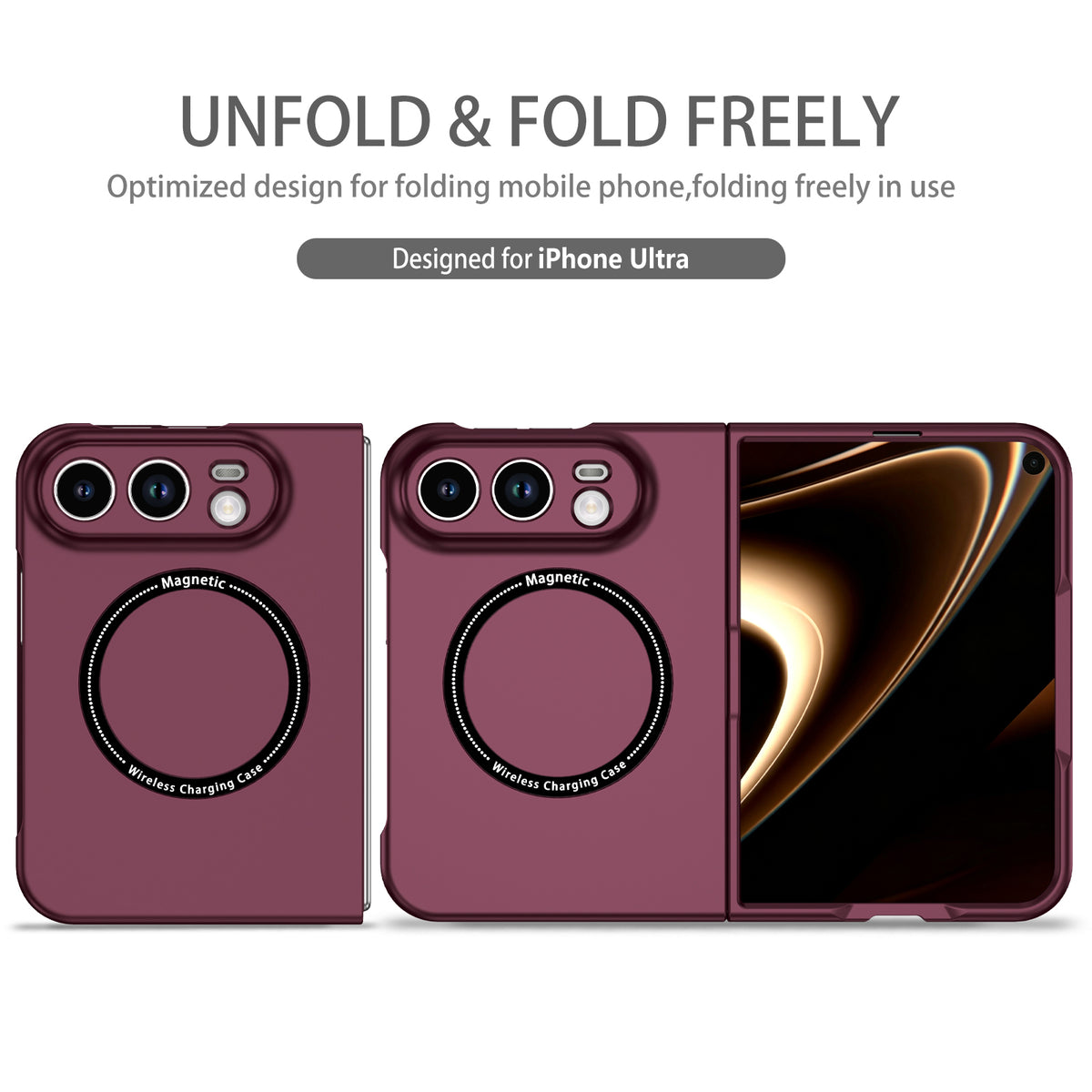 iPhone Duo Magnetic Ring Case [Purple]