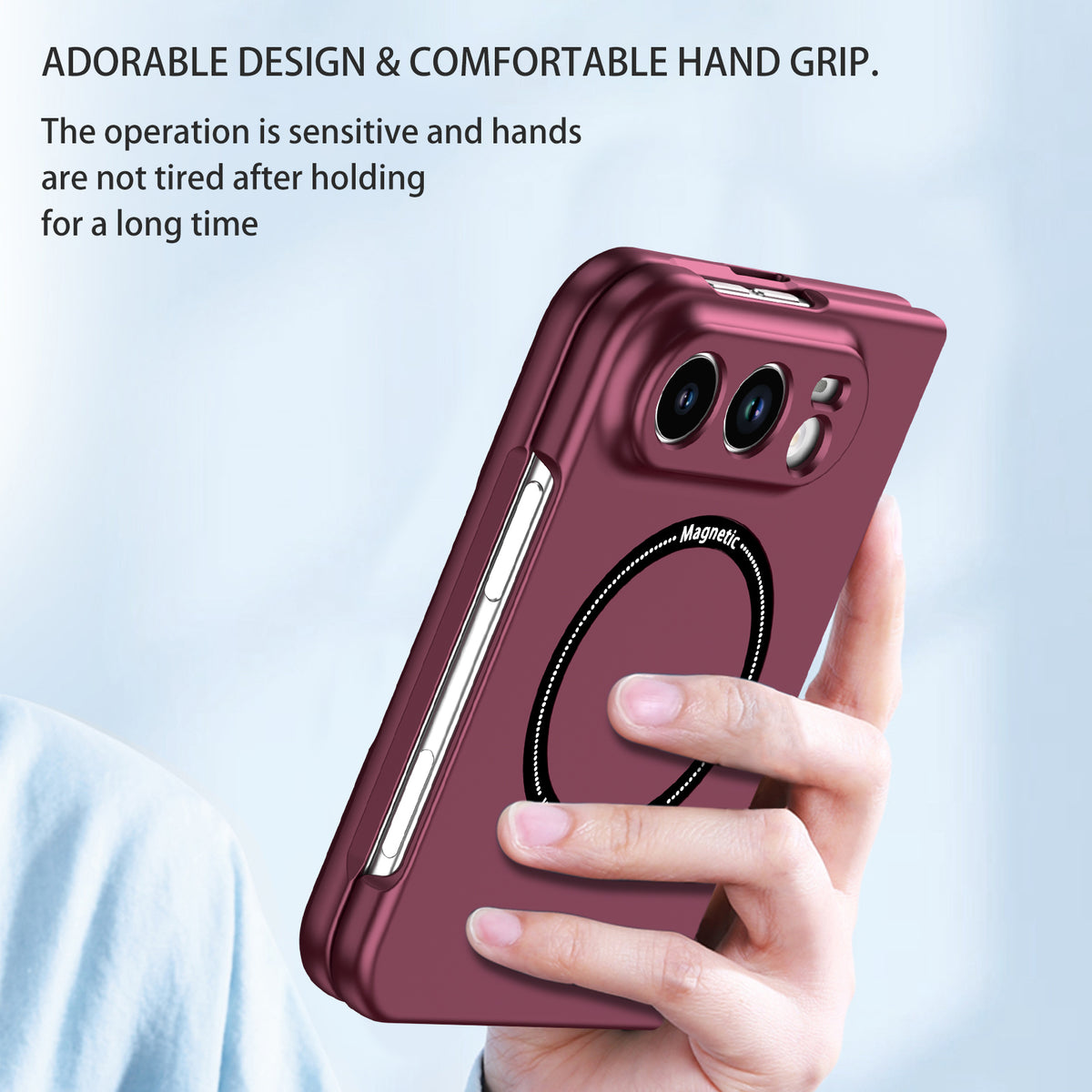 iPhone Duo Magnetic Ring Case [Purple]