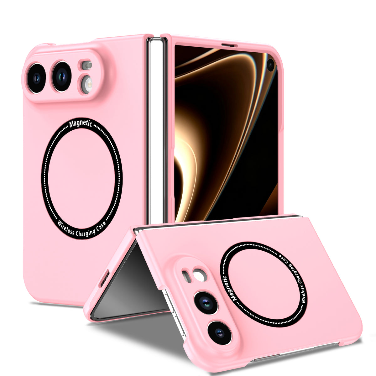iPhone Duo Magnetic Ring Case [Pink]