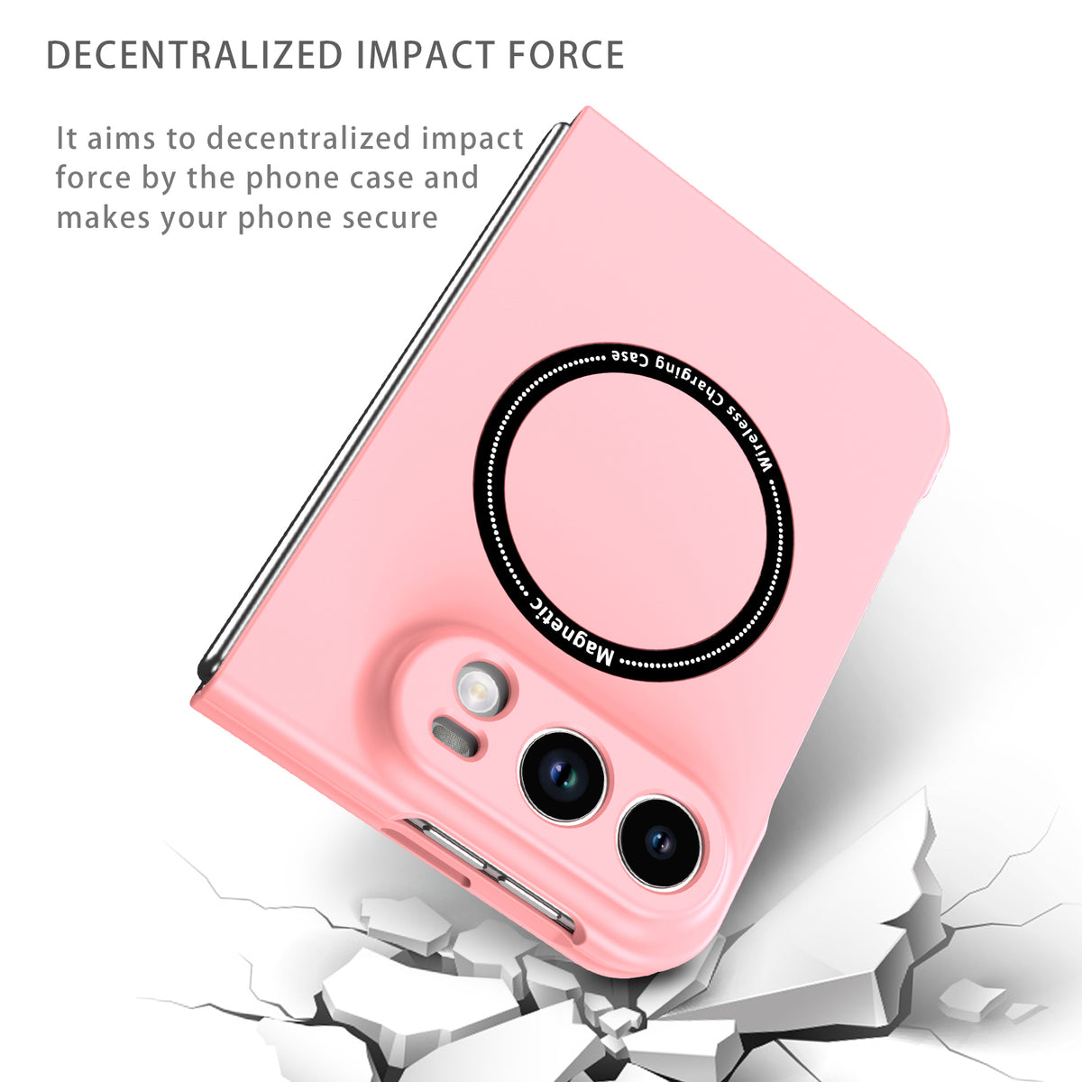 iPhone Duo Magnetic Ring Case [Pink]