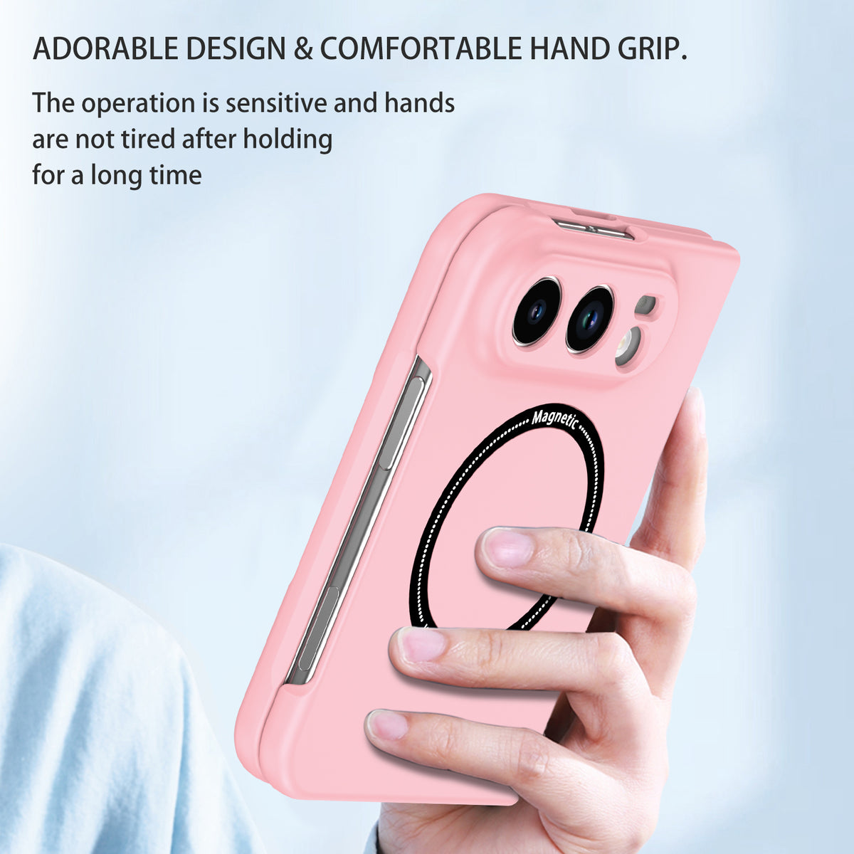 iPhone Duo Magnetic Ring Case [Pink]