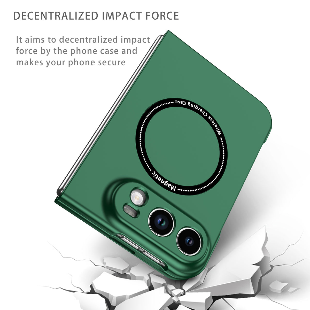 iPhone Duo Magnetic Ring Case [Teal]