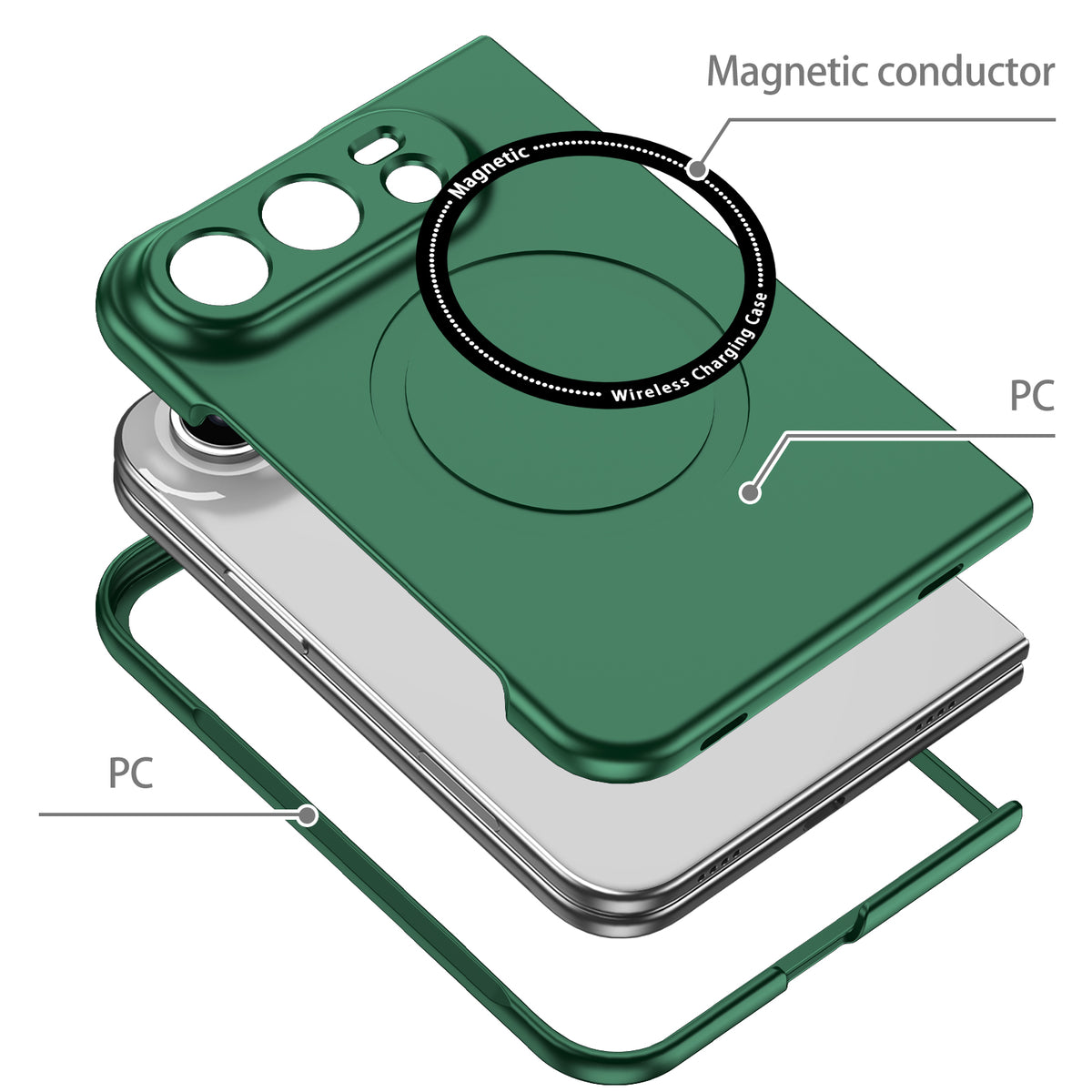 iPhone Duo Magnetic Ring Case [Teal]