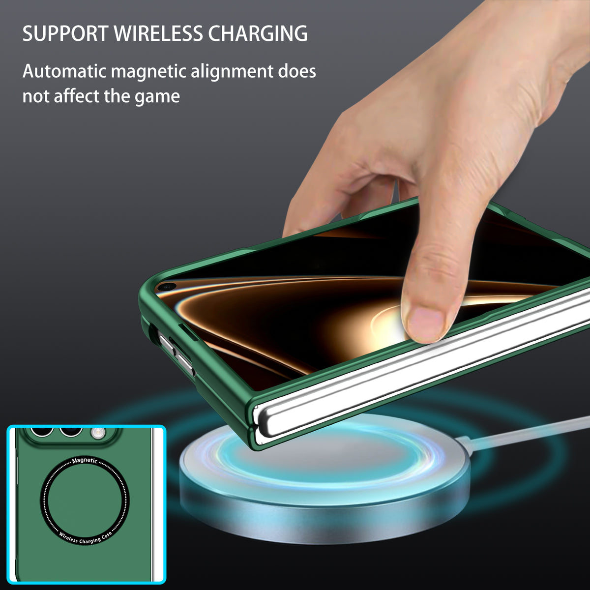 iPhone Duo Magnetic Ring Case [Teal]