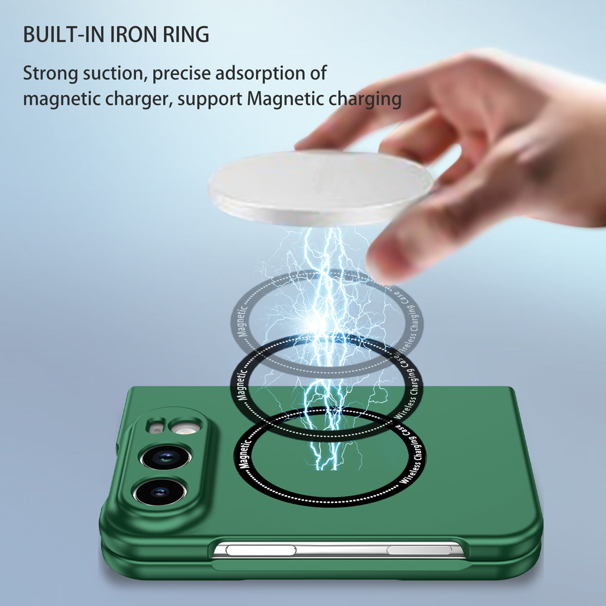 iPhone Duo Magnetic Ring Case [Teal]