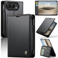 iPhone Duo CaseMe Retro Wallet Case [Black] - Black