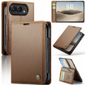iPhone Duo CaseMe Retro Wallet Case [Brown] - Brown