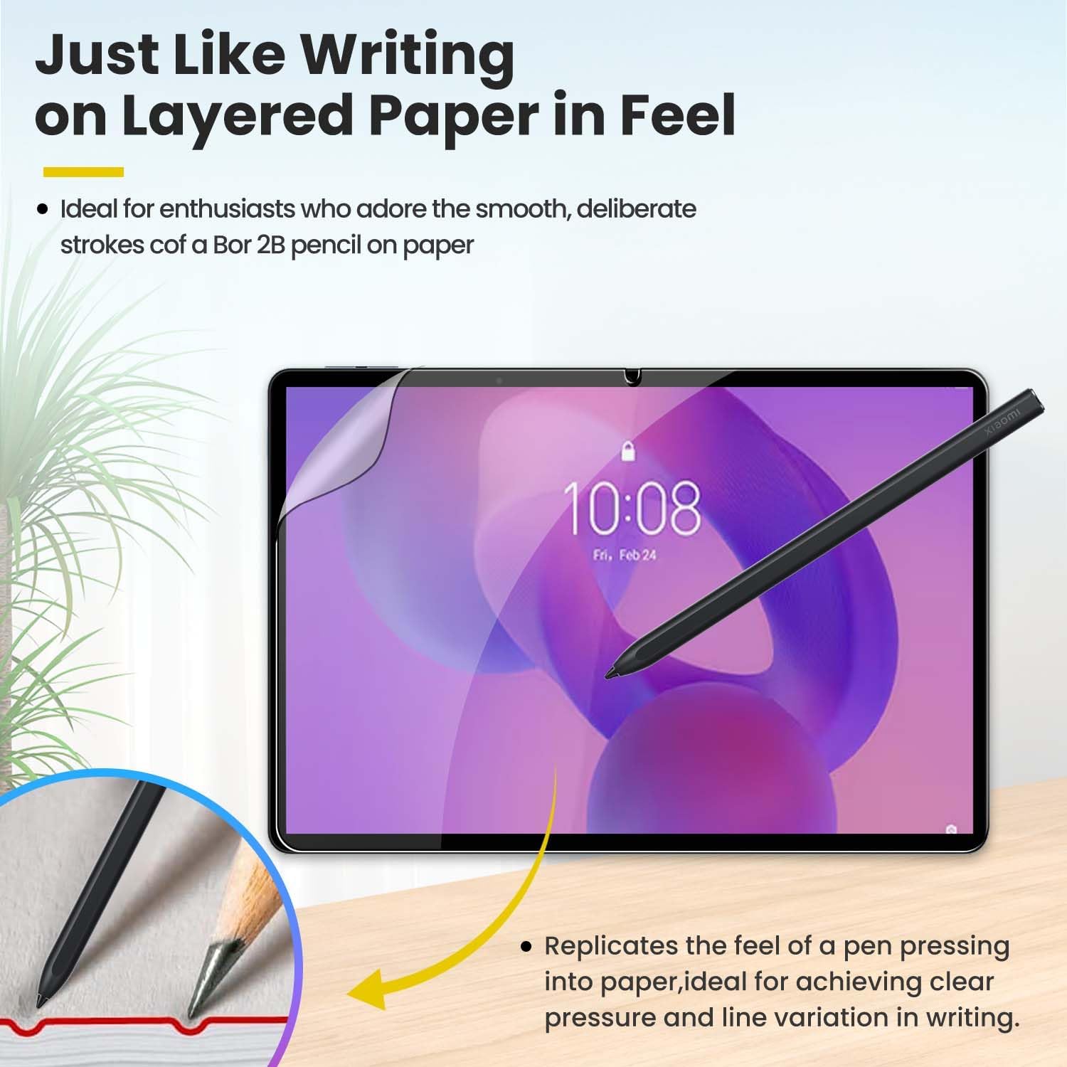 Lenovo Idea Tab Plus (12.1-inch, 2025, TB361FU) Paperfeel Screen Protector