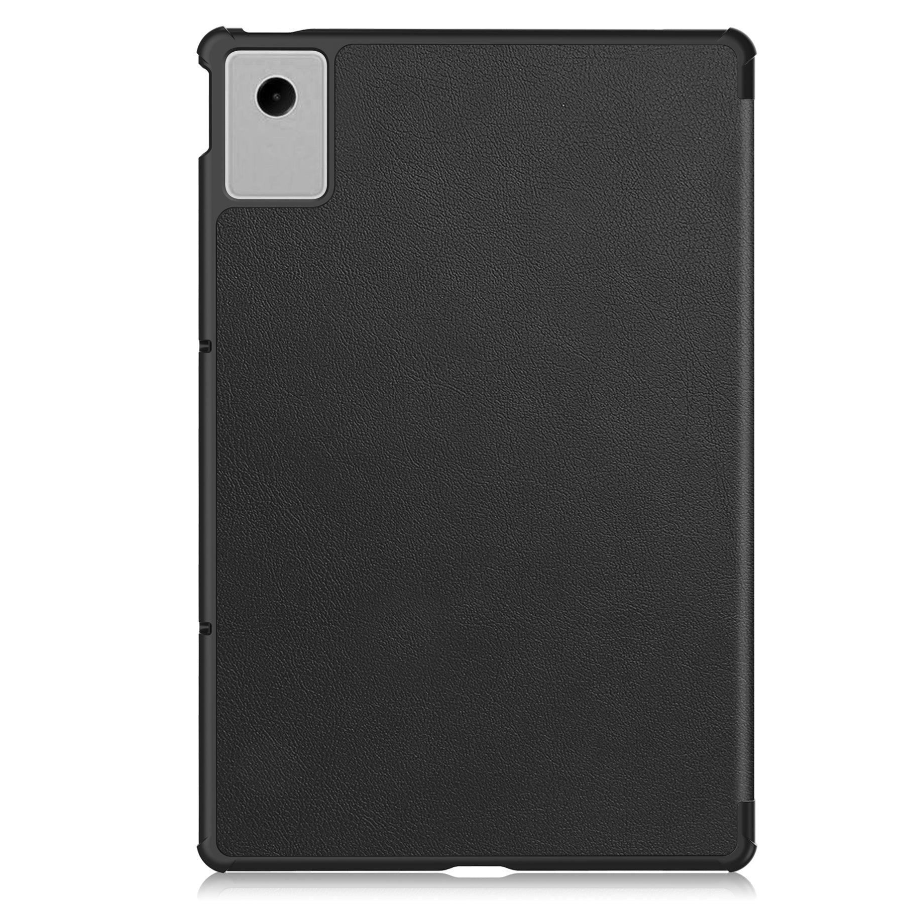 KST Tri-fold PU Leather Case for Lenovo Idea Tab Plus (12.1-inch, 2025, TB361FU) [Black]