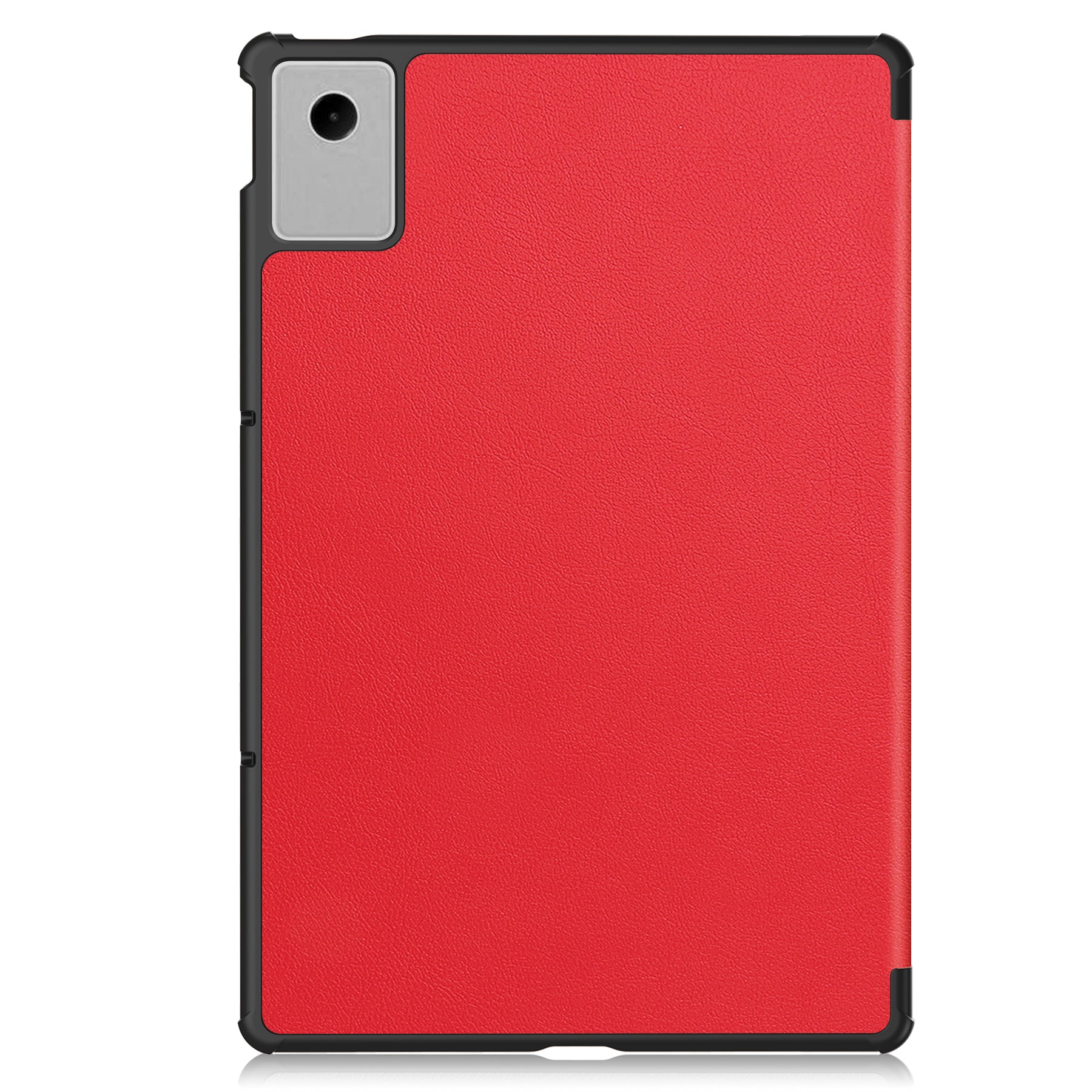 KST Tri-fold PU Leather Case for Lenovo Idea Tab Plus (12.1-inch, 2025, TB361FU) [Red]