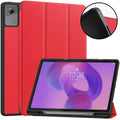Lenovo Idea Tab Plus 12.1 2025 TB361FU Tri Fold Pen Holder Case [Red] - Red