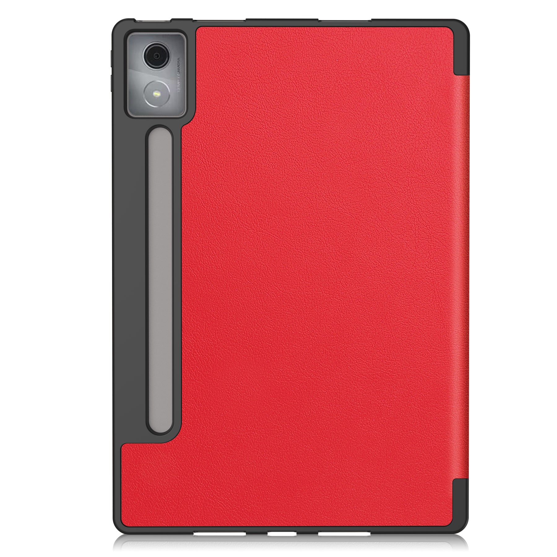 Lenovo Idea Tab Pro 12.7 TB373FU X620 Tri Fold Pen Holder Case [Red]
