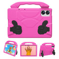 Lenovo Idea Tab Plus 12.1 2025 TB361FU Kids EVA Shockproof Thumb Stand Case (Rose) - Rose