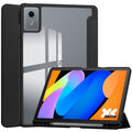 Smart Acrylic Tri-Fold Case with Pen Slot for Lenovo Idea Tab 11 (11-inch 2025) [Black] - Black