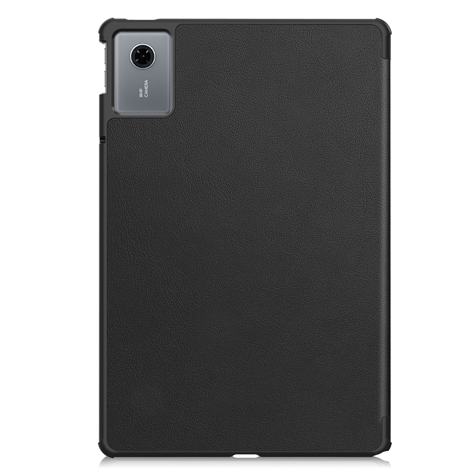 KST Tri-fold PU Leather Case for Lenovo Idea Tab 11 (11-inch, 2025, TB336FU) [Black]