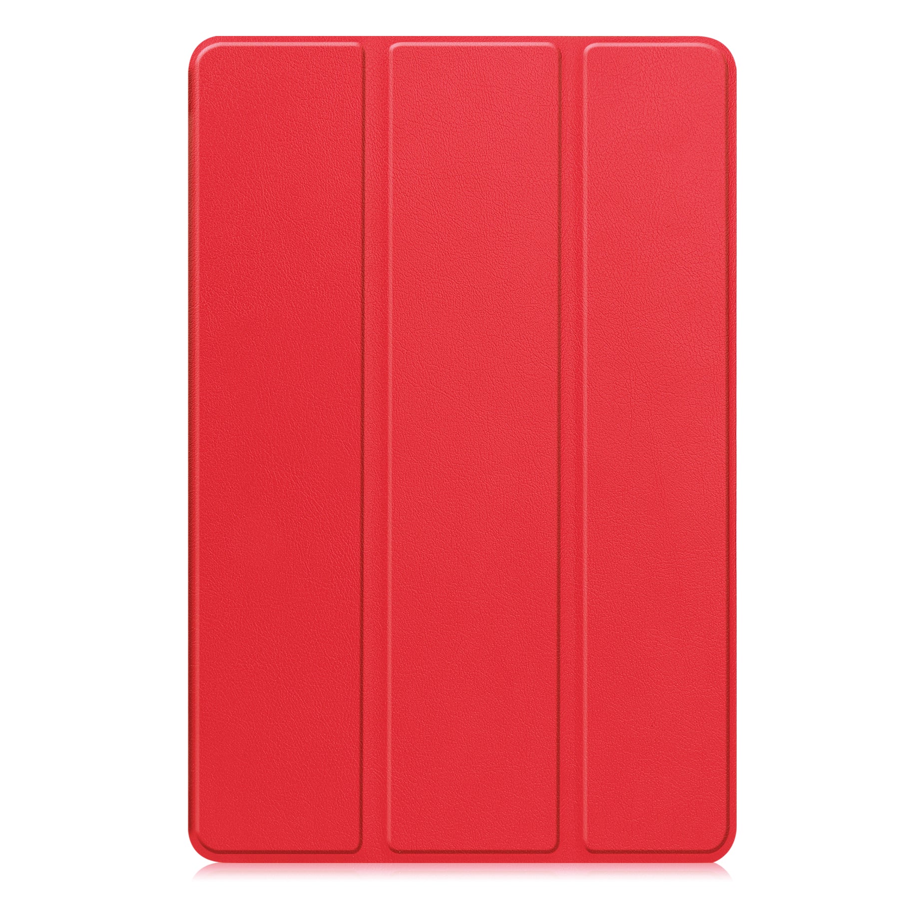 KST Tri-fold PU Leather Case for Lenovo Idea Tab 11 (11-inch, 2025, TB336FU) [Red]