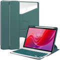 360° Rotating Keyboard Case for Lenovo Tab M11 TB330FU – Detachable Keyboard with Pencil Holder [Teal] - Teal