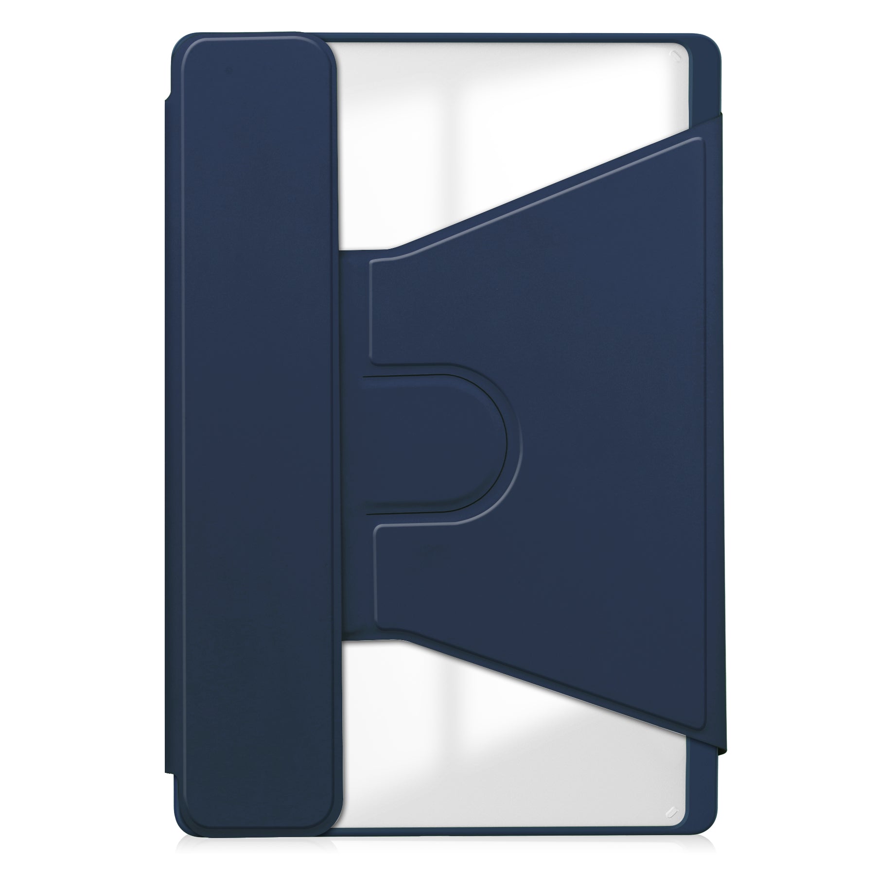 Rotating Acrylic Back PU Leather Case for Lenovo Tab M11 TB330FU with Pencil Holder [Navy]