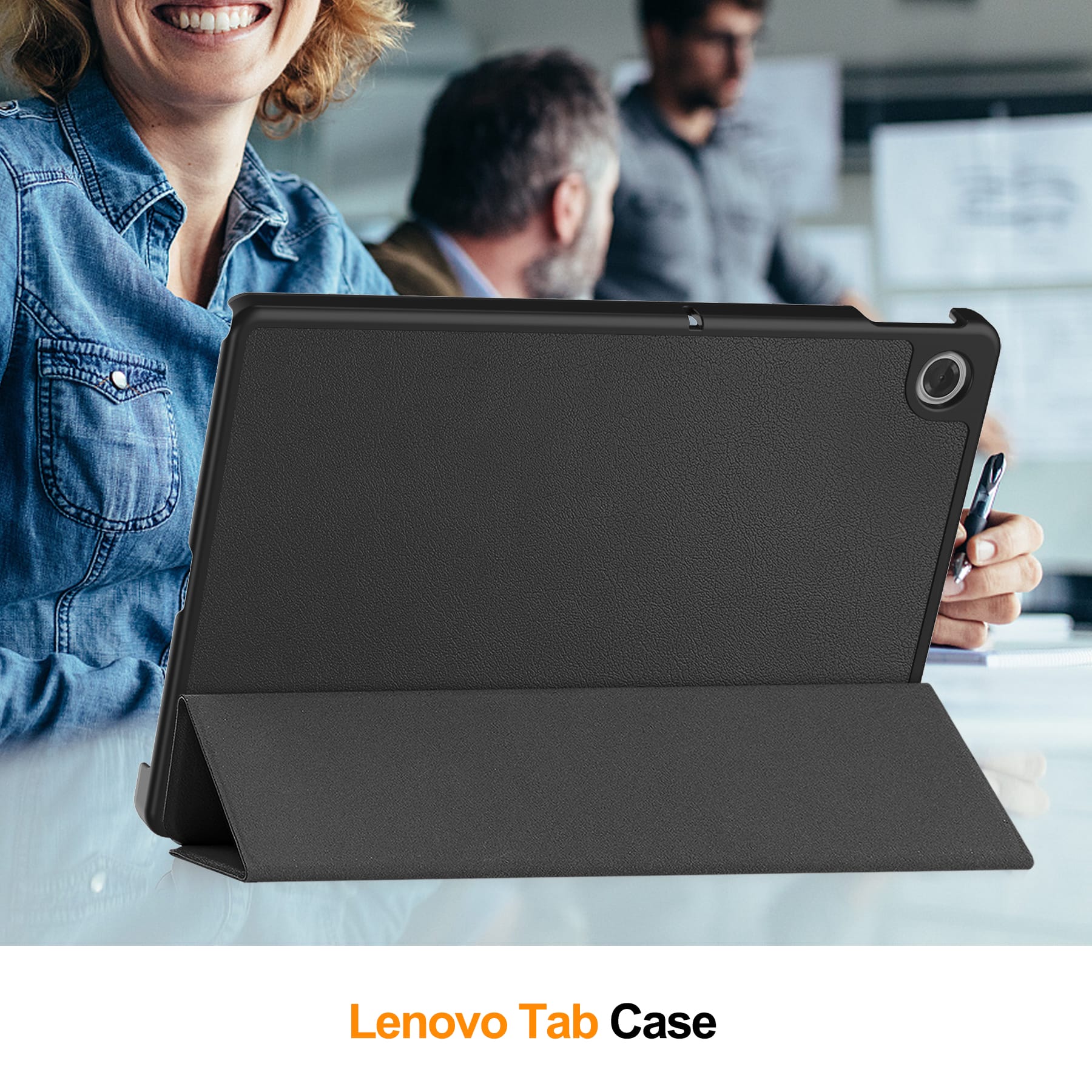 Lenovo Tab 10.1" 2025 TB311 KST Tri-Fold Case (Black)