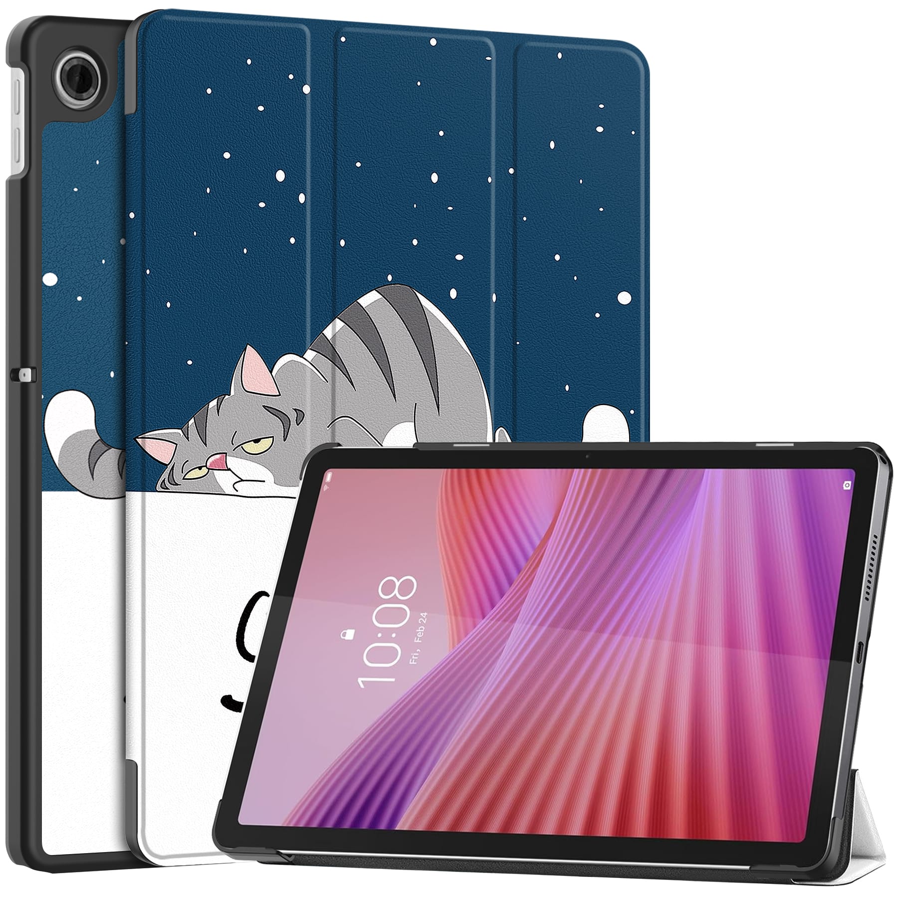 Lenovo Tab 10.1" 2025 TB311 Designer Tri-Fold Case (Graffiti)