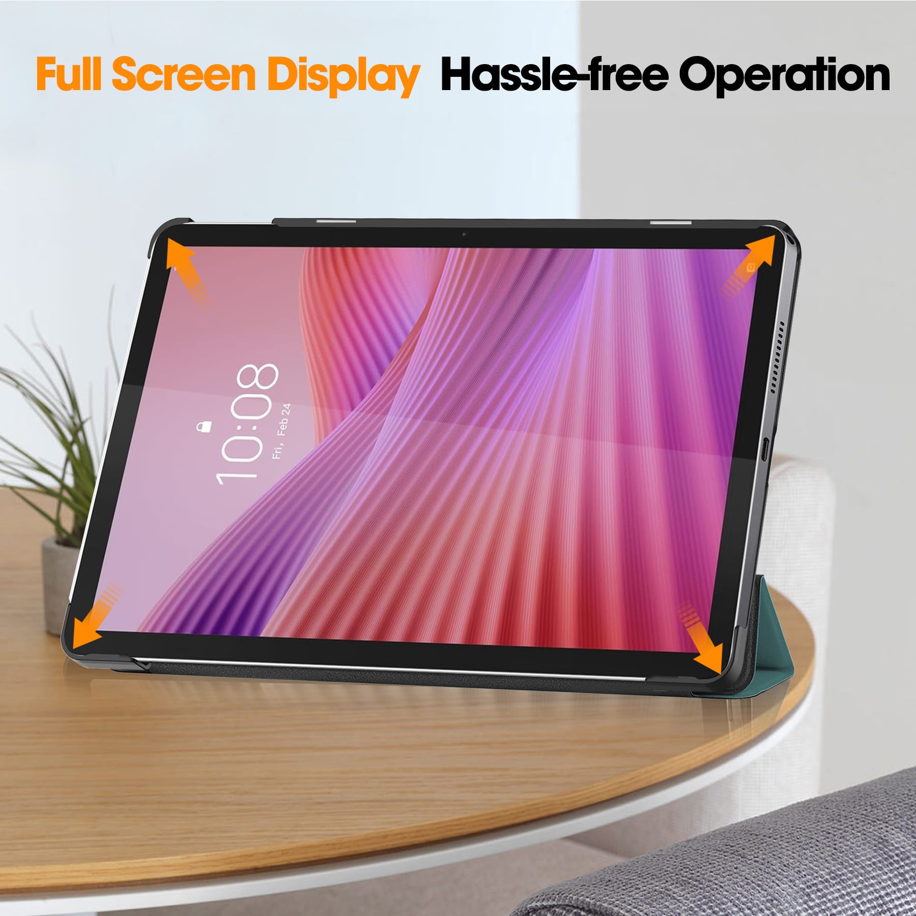 Lenovo Tab 10.1" 2025 TB311 KST Tri-Fold Case (Teal)
