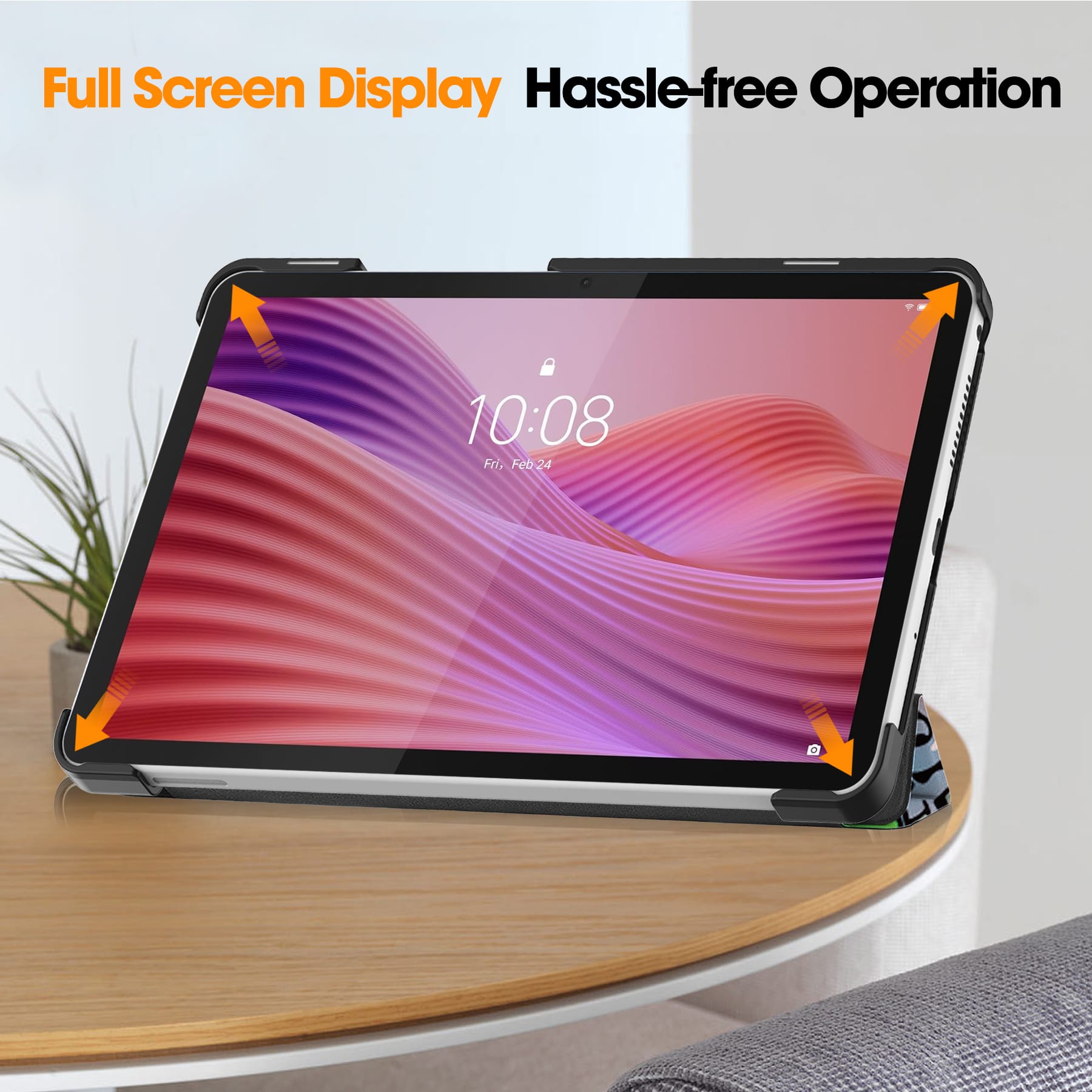 Lenovo Tab One 8.7" Designer Tri-Fold Case (Graffiti)