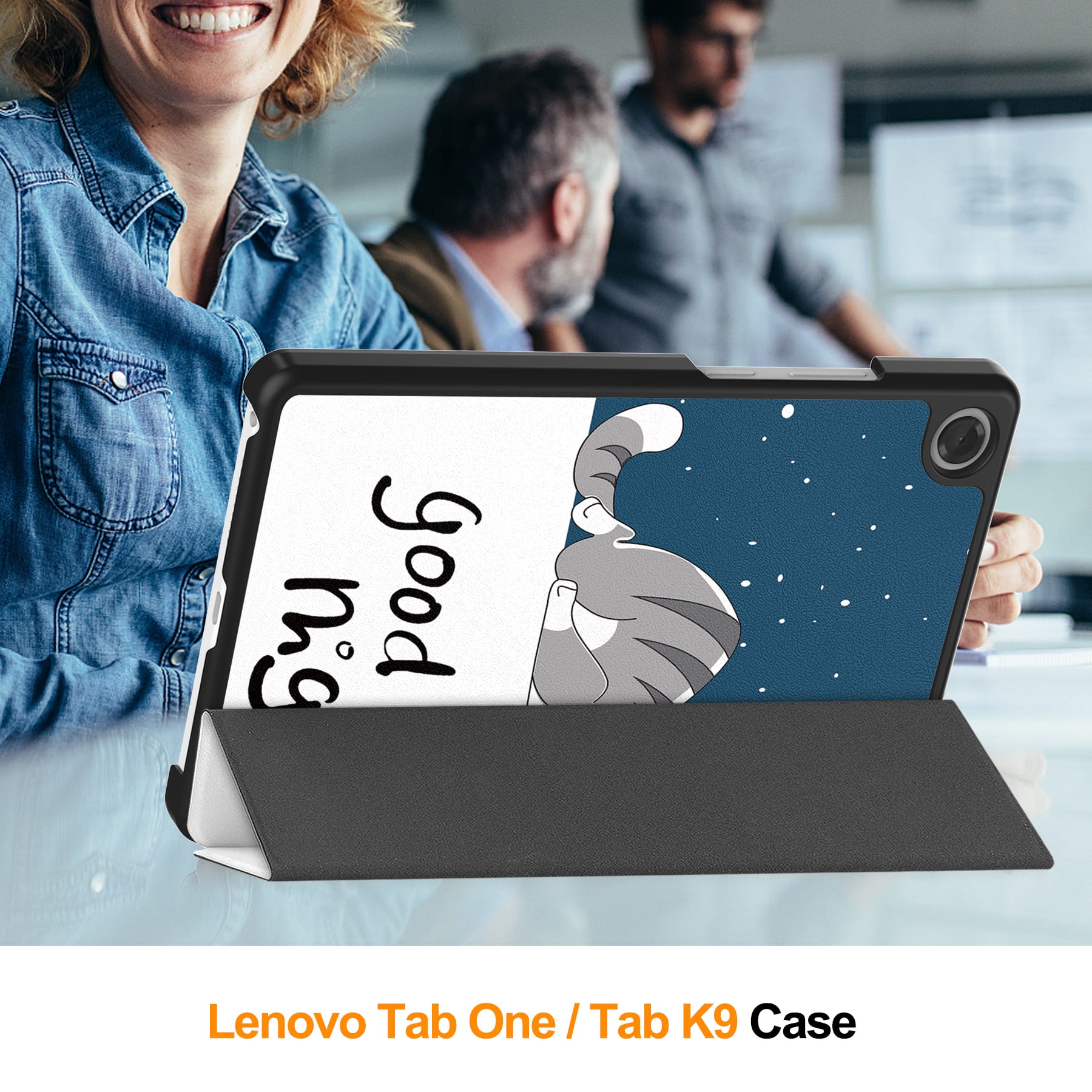Lenovo Tab One 8.7" Designer Tri-Fold Case (LazyCat)